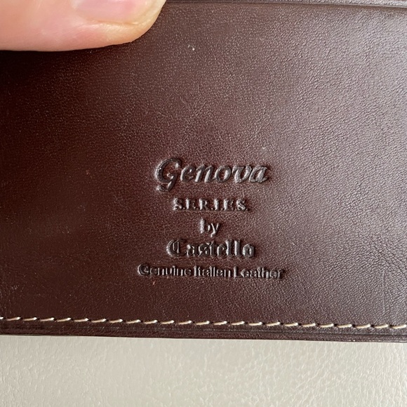 Genova Series Brown Leather Wallet - Picture 4 of 7